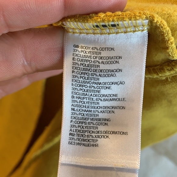 The North Face yellow mustard hoodie size medium - Picture 6 of 10